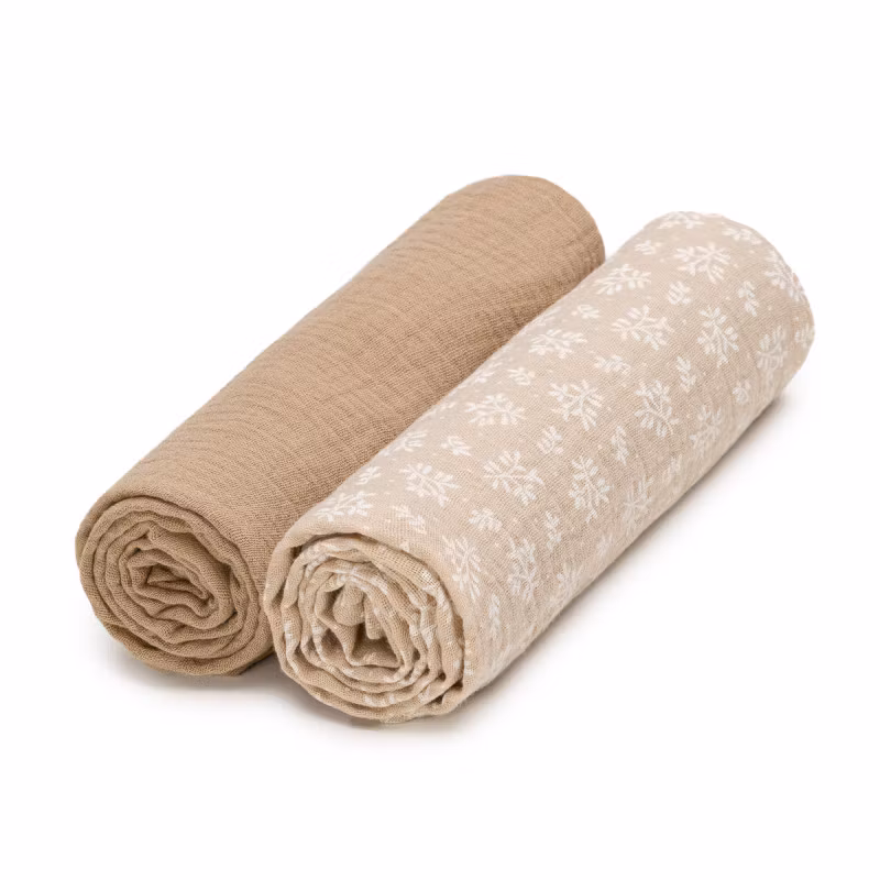 T-Tomi - Vikblöjor i eko bomulls muslin, 2-pack