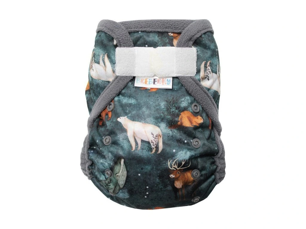 Breberky PUL-skal med enkla resår - One Size - Kardborre