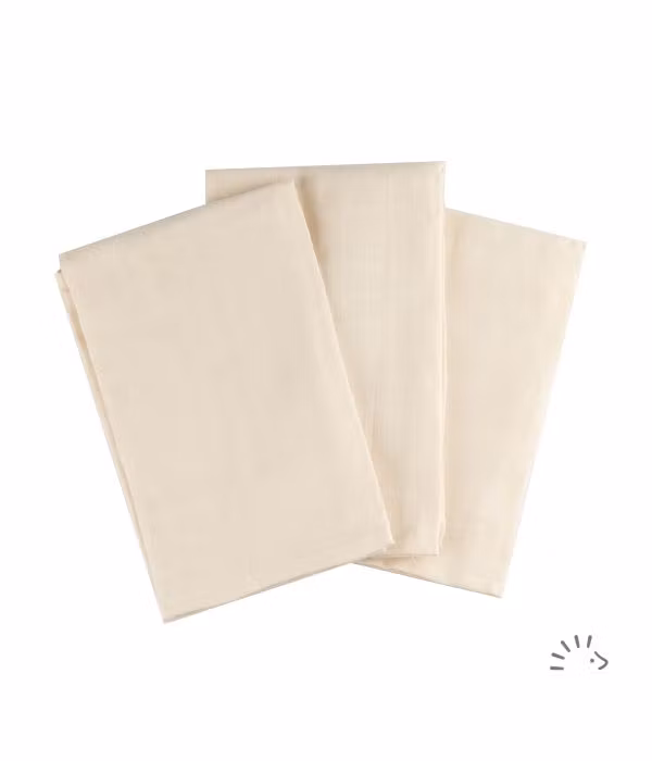 Popolini - Oblekta vikblöjor i eko. bomull, 3-pack