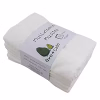 Avo&Cado Vikblöjor 70*70, 5-pack vita