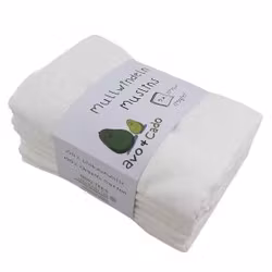 Avo&Cado Vikblöjor 70*70, 5-pack vita