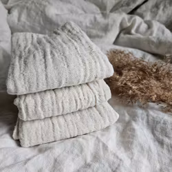 Pisi - Muslin inlägg/prefolds i oblekt bomull