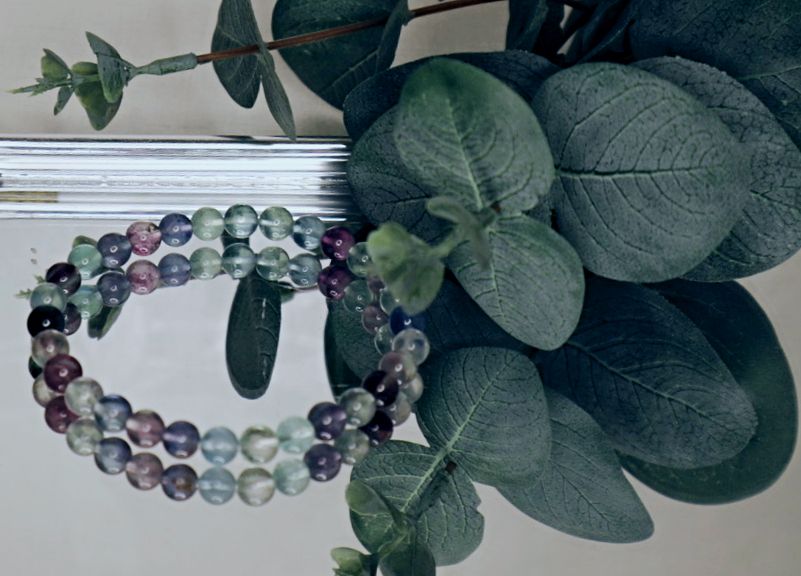 Flouritarmband pärlor