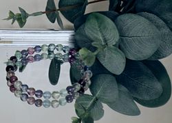 Flouritarmband pärlor