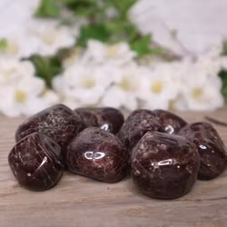 Granat almandinröd Januari