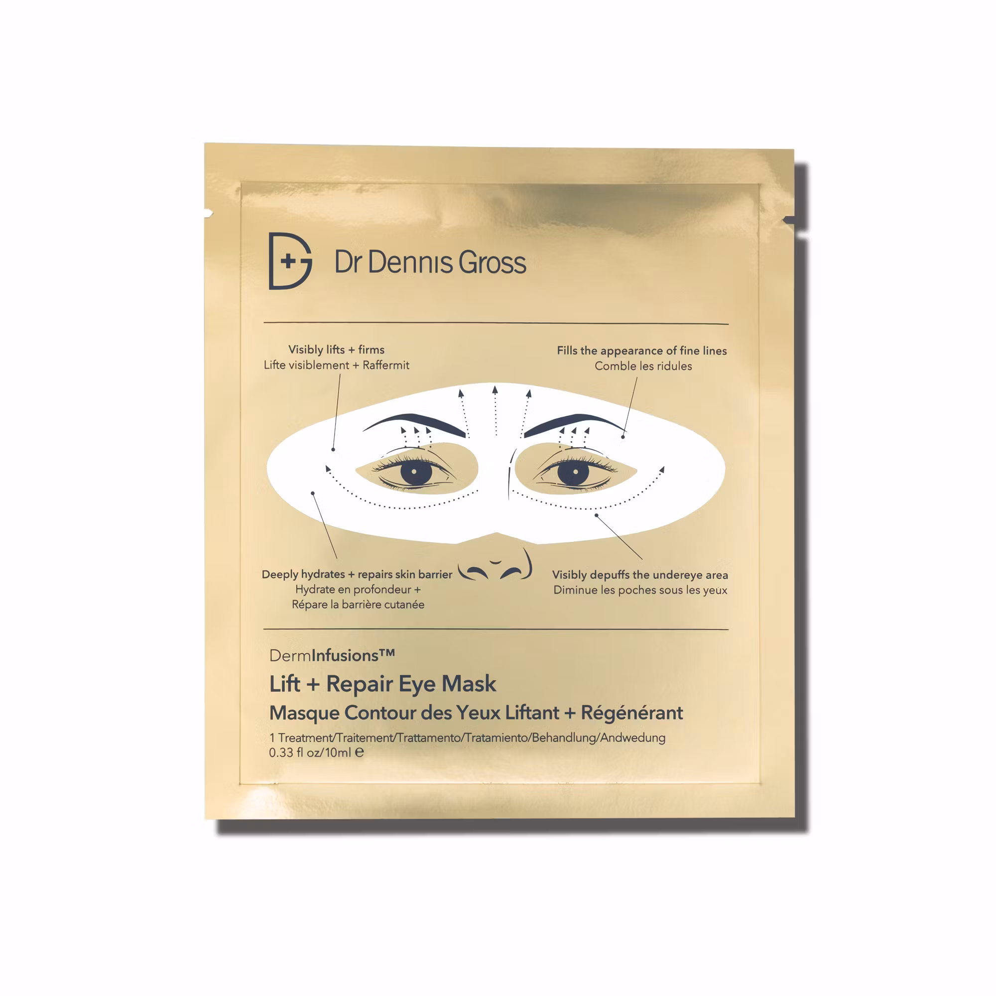 DermInfusions Lift + Repair Eye Mask 1stk