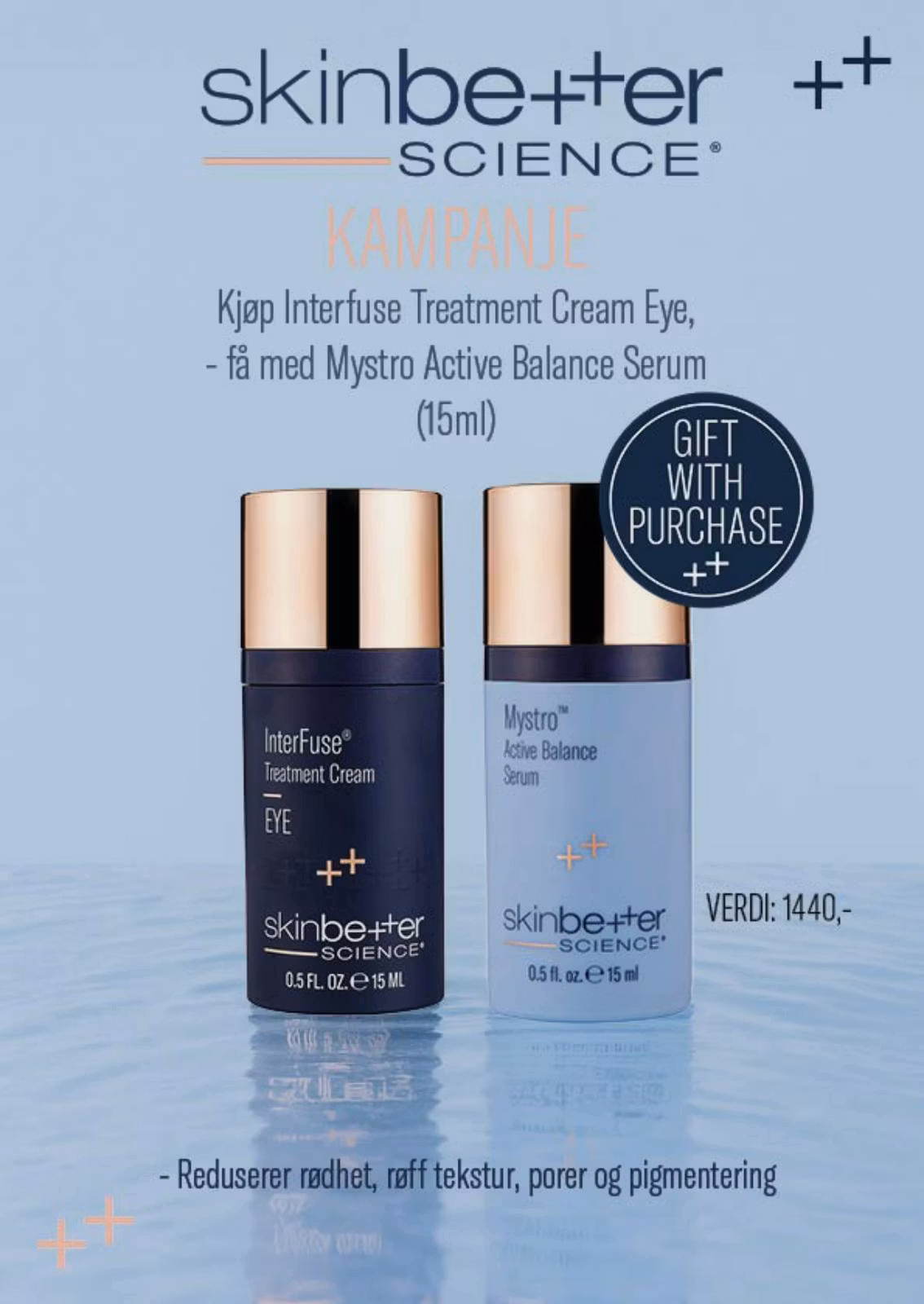 Skinbetter Interfuse treatment eye cream - FÅ 15ml Mystro serum