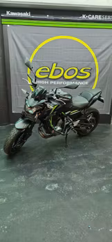 KAWASAKI Z650 2017 SVART A2.