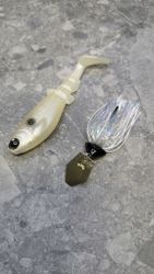 Bladed Gädd Jig - White Headlight