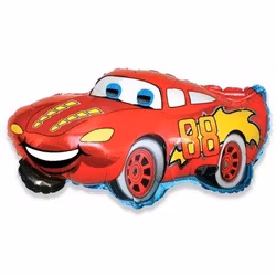Folieballong Röd Bil - Disney Cars 82 cm