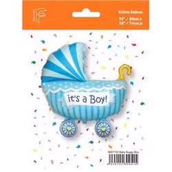 Baby Shower Folieballong Barnvagn (It’s a Boy)