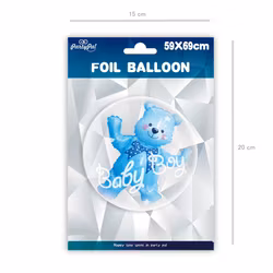 Ballong I Ballong, Baby Boy Björn Blå, 69cm