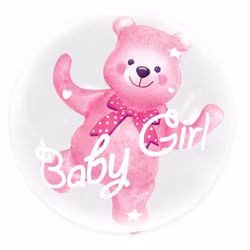 Ballong I Ballong, Baby Girl Björn Rosa, 69cm
