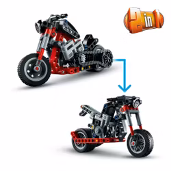 LEGO Technic Motorcykel till Äventyrscykel, 2-i-1, 42132(163delar)