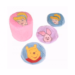 Disney Princess Uppblåsbar Pall Blå
