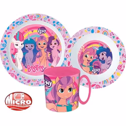 My Little Pony Mikrovågsugn Barnservis - 3 Delar