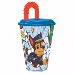 Paw Patrol Mugg med Sugrör 430ml