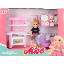 Alice Docka + Kök och Tillbehör