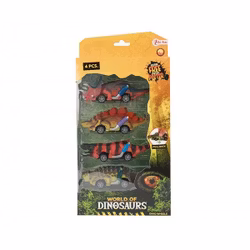 Pullback Dinosauriebilar, 4 st
