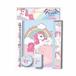 5-Pack Unicorn /Enhörning Skolset