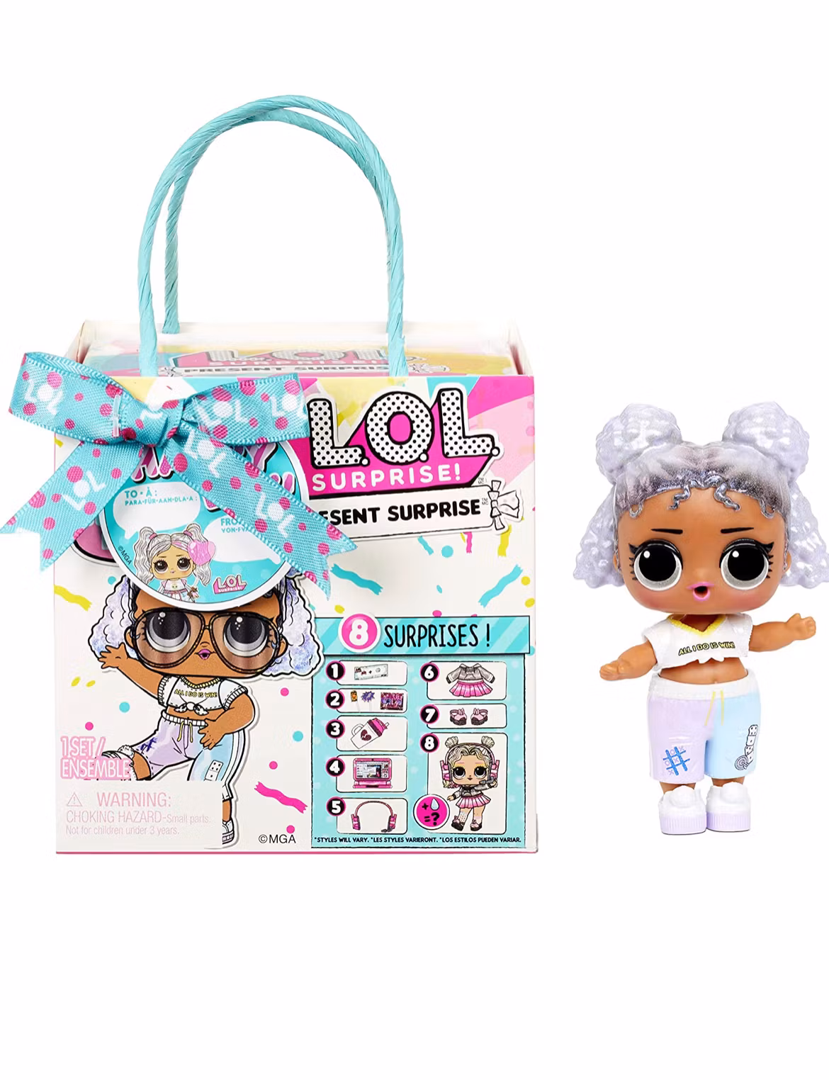 LOL Surprise, Present Surprise Dolls med 8 Överraskningar