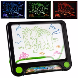 Fluorescerande Magisk Ritplatta med Dinosauriemotiv