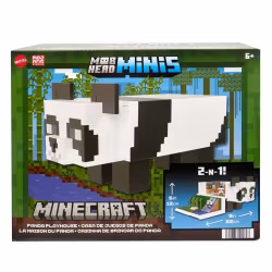 Minecraft MOB Head Mini Panda Playset