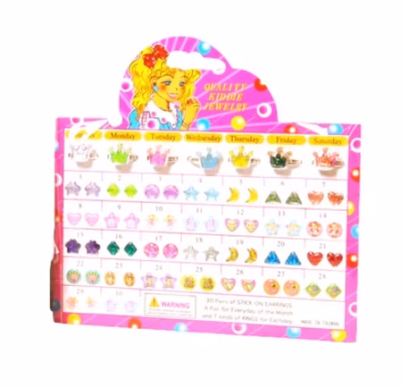 Modestickers Örhängen & Ringar, 37-pack