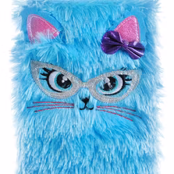 Kitty Anteckningsbok i Plysch