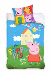 Peppa Pig Bomull Sängkläder, 150x210 cm