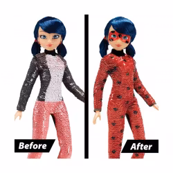 Miraculous Marinette To Ladybug, 26cm Docka/fashion Flip Paljetter