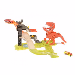 Dinosaur Racerbana med 2 Bilar