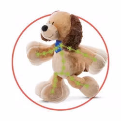 Mjukisdjur Nici Pet Friends Hund 30cm med Rörliga Funktioner