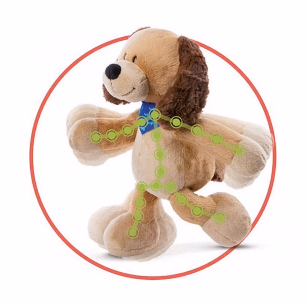 Mjukisdjur Nici Pet Friends Hund 30cm med Rörliga Funktioner