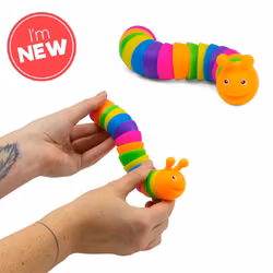 Färgglad Stor Wiggle Caterpillar