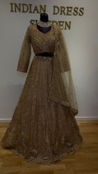 lehenga gold