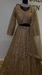 lehenga gold