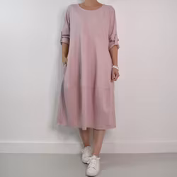 ANDRASORTERING Sweatshirtklänning ROSA S/M