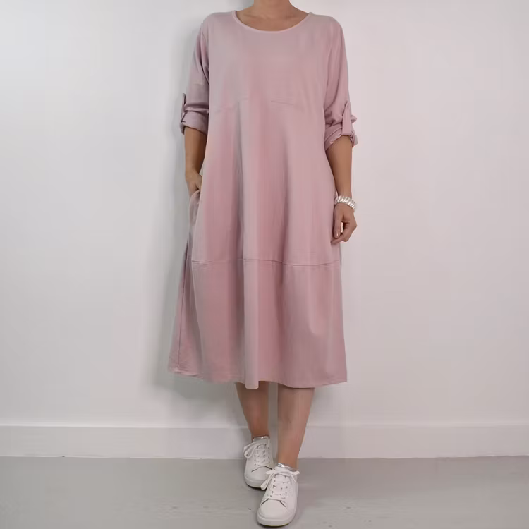 ANDRASORTERING Sweatshirtklänning ROSA S/M