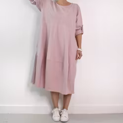ANDRASORTERING Sweatshirtklänning ROSA S/M