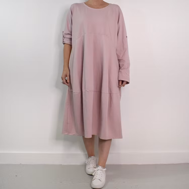 ANDRASORTERING Sweatshirtklänning ROSA S/M