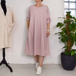 ANDRASORTERING Sweatshirtklänning ROSA S/M