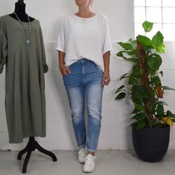 ANDRASORTERING Blus Hilda VIT S/M - Marta du Chateau