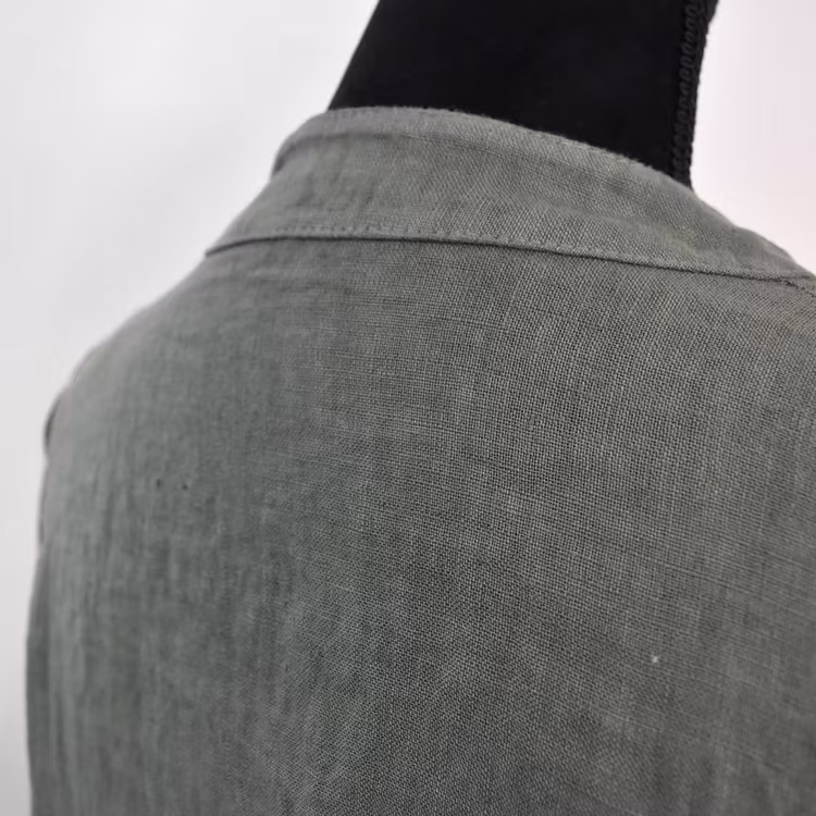 ANDRASORTERING Linneklänning Krås MILITARE L/XL