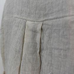 ANDRASORTERING Linneblus med Krås BEIGE