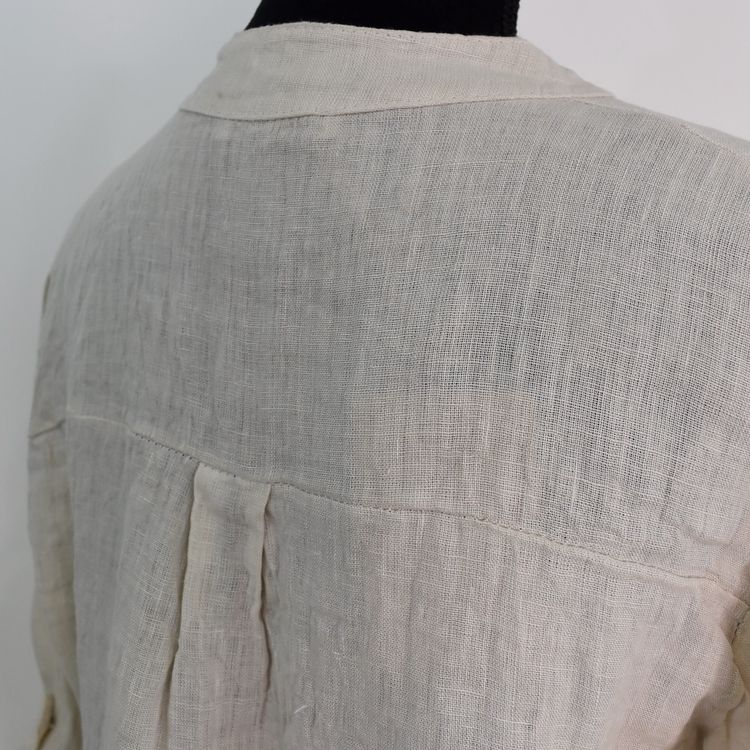ANDRASORTERING Linneblus med Krås BEIGE