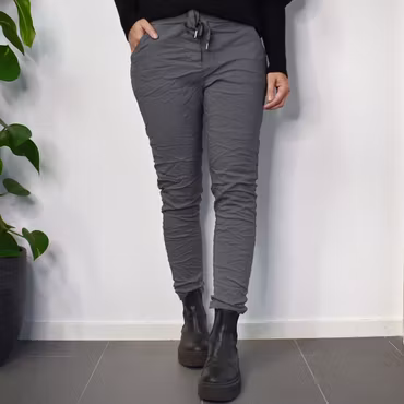 ANDRASORTERING Stretchig Byxa Alva GRÅ 36/38