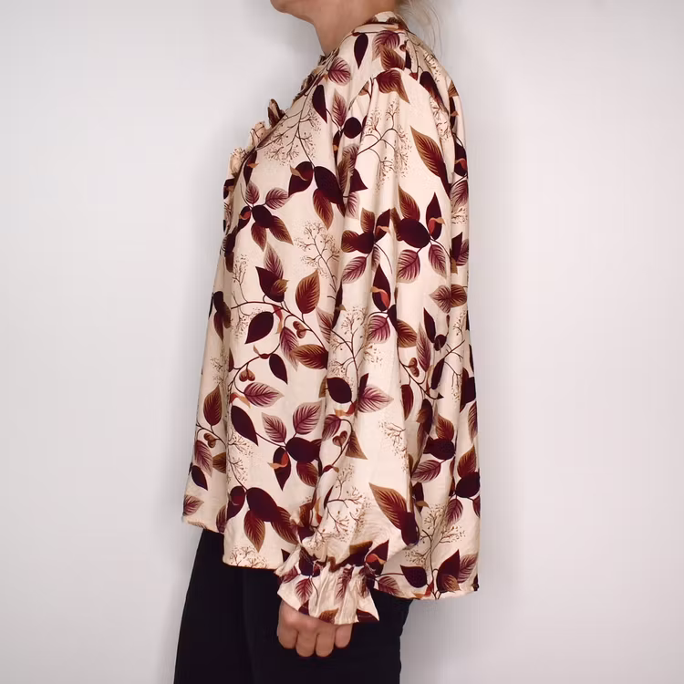 ANDRASORTERING Blus Krås Joceline BEIGE S/M - Marta du Chateau