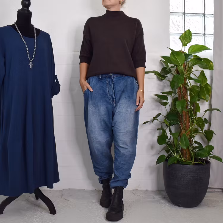 ANDRASORTERING Jeans Ottavia BLÅ Storlek L (40) - Marta du Chateau