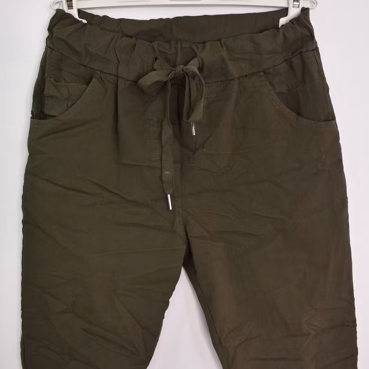 ANDRASORTERING Stretchig Byxa Alva MÖRK KAKI 34/36